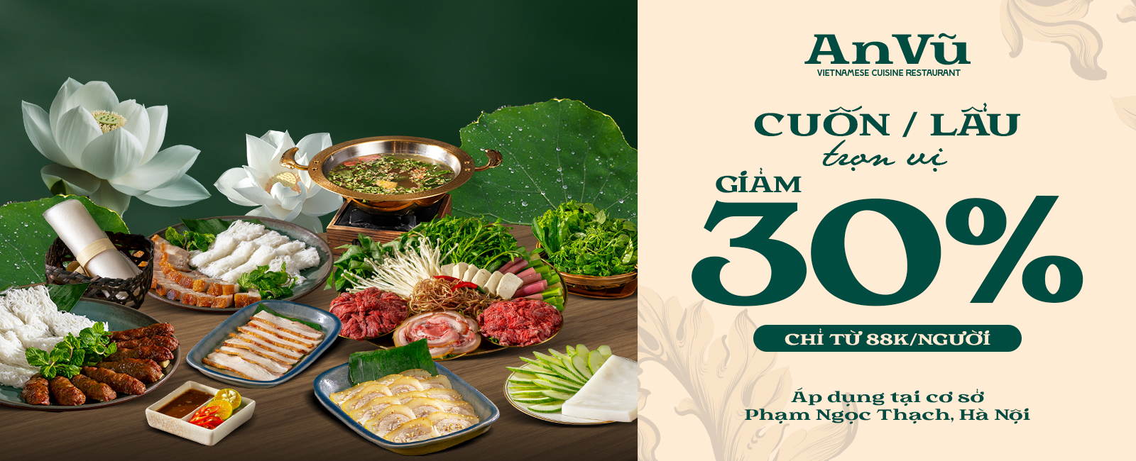 -30% LẨU/CUỐN TRỌN VỊ