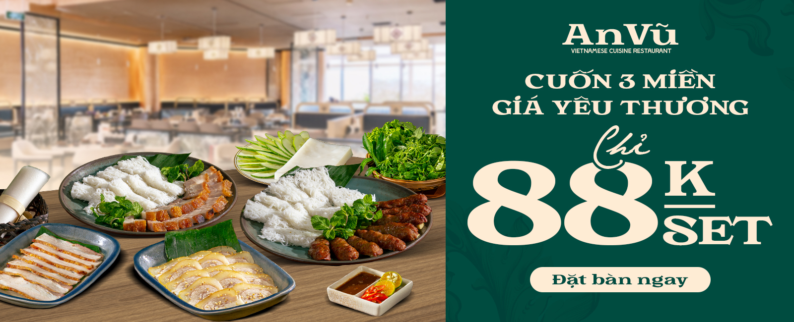 Khuyến mãi sốc mừng khai trương ĐỒNG GIÁ CUỐN 88K