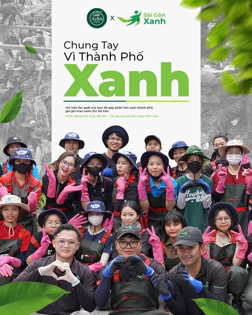 CUỐN AN VŨ ĐỒNG HÀNH CÙNG SÀI GÒN XANH