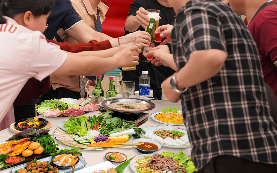 Khai tiệc mừng lễ ưu đãi 15% Toàn Menu